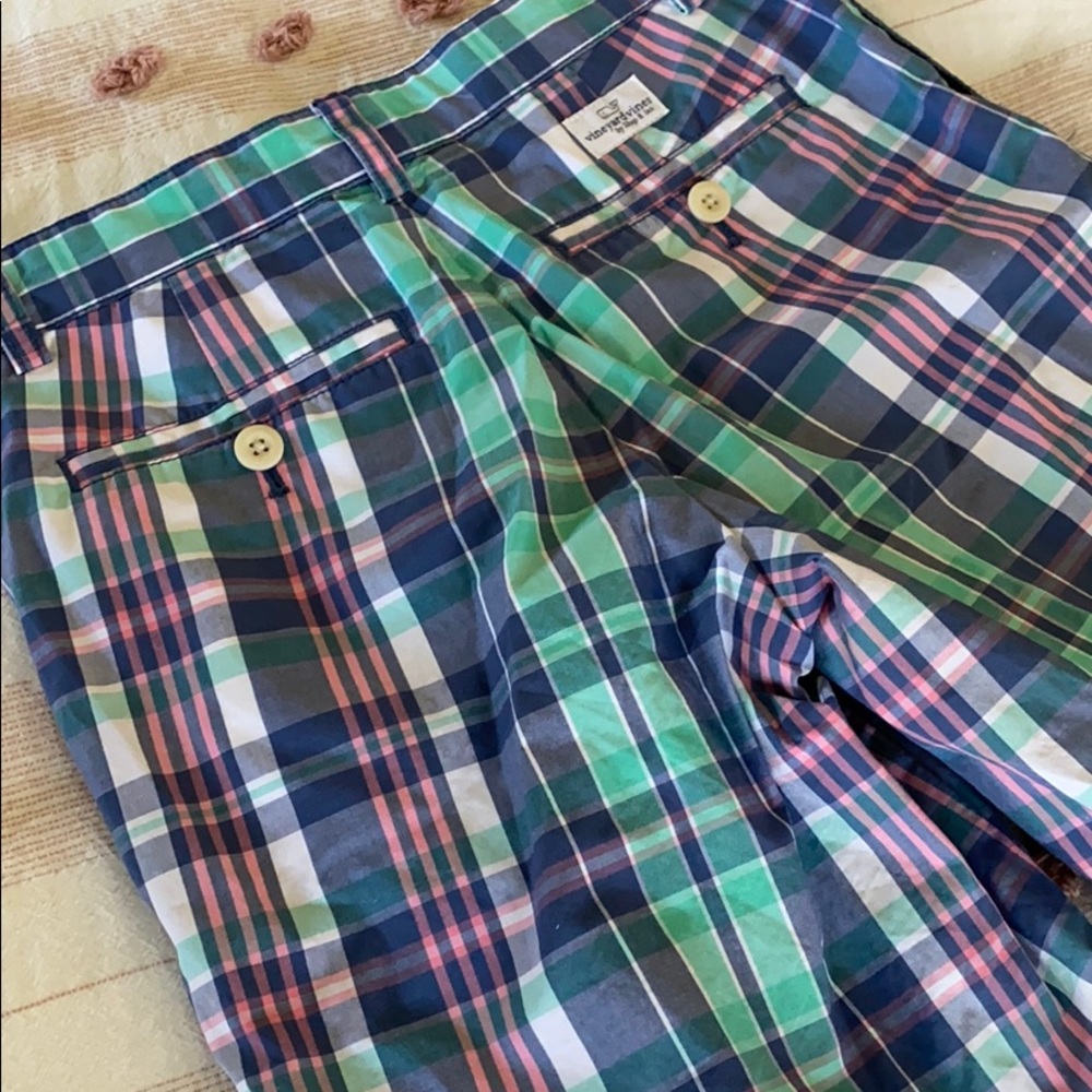 Vineyard Vines Boys plaid shorts